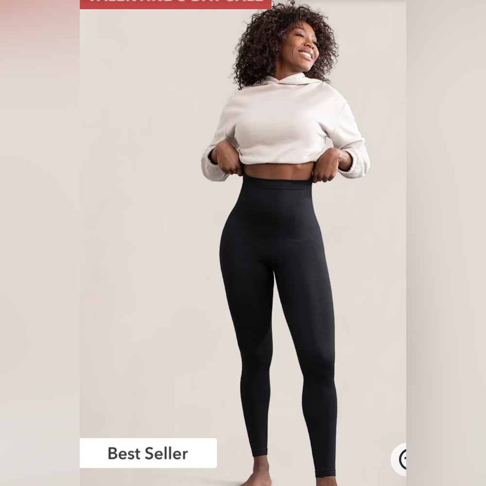 NWT BLACK Shapermint Essentials High Waist Shaping Leggings 2025